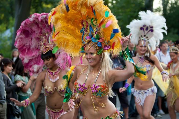 Copenhagen Carnival features dancers from all over the world to liven up carnival festivities