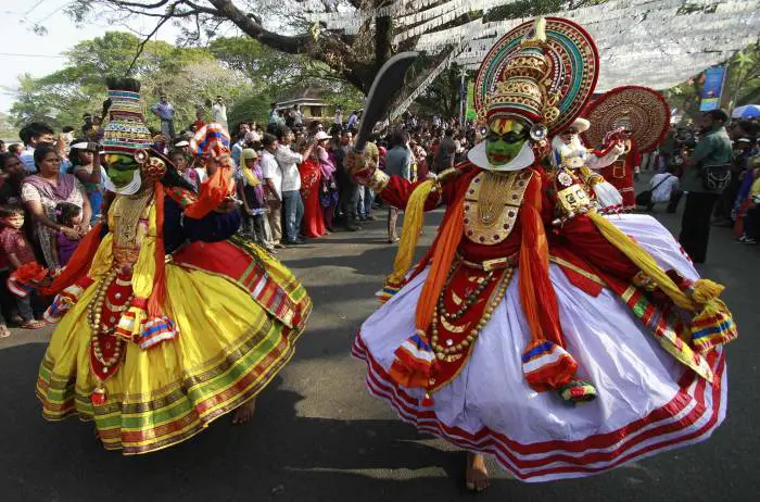 Various troupes are part of the Cochin Carnival