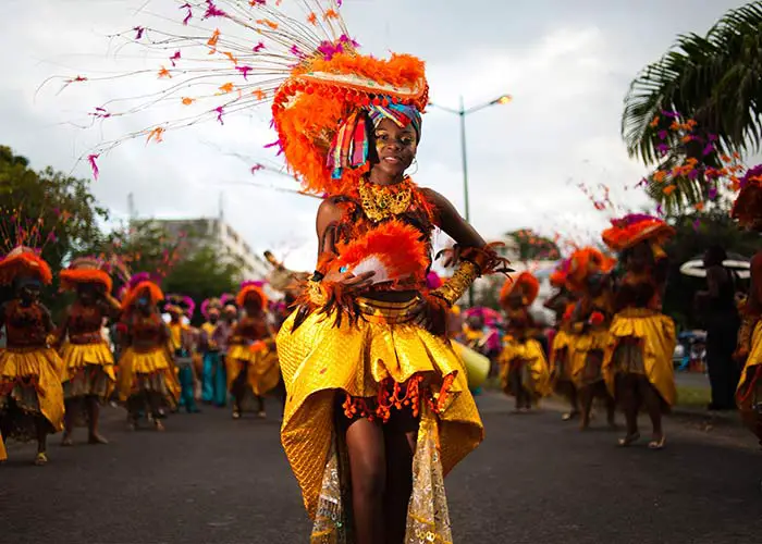 The Guadeloupe Carnival is one of the most important celebrations of the island