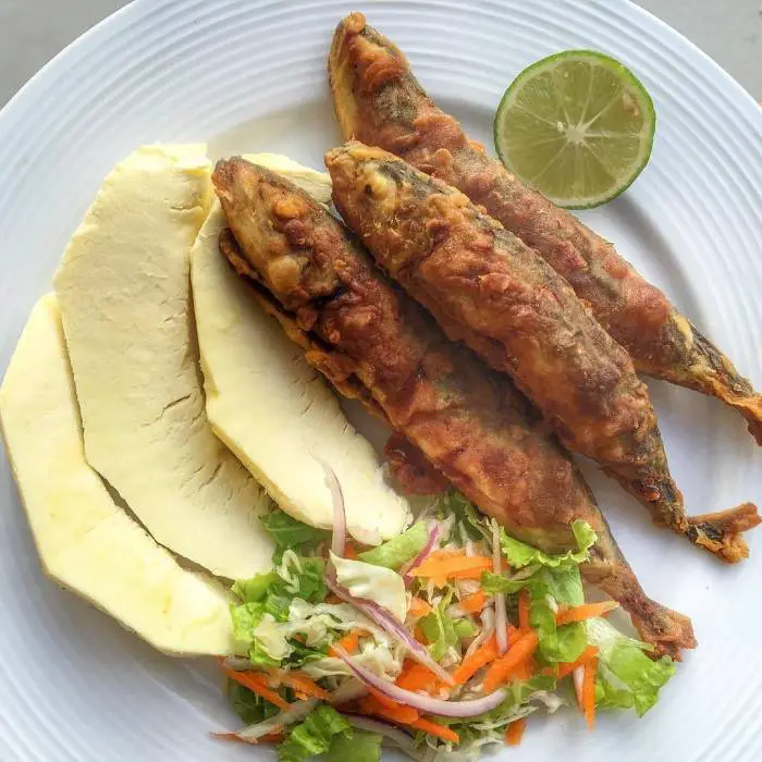 Jackfish and roasted breadfruit is the national dish of St. Vincent and the Grenadines