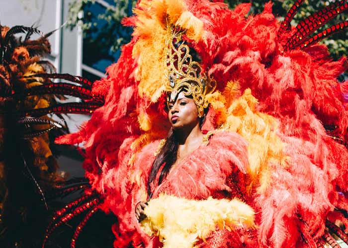 The Zomercarnaval is a multicultural celebration that integrates several groups from all over the world