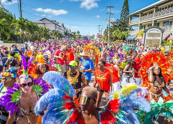 El carnaval de Braccanal es la celebración más famosa en la Isla Caimán Brac de Islas Caimán