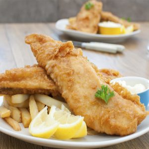 Fried grouper is one of the most common dishes in the Bahamas
