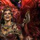 Las escuelas con mayor importancia de la ciudad desfilan en el sambódromo durante el Carnaval de Río de Janeiro