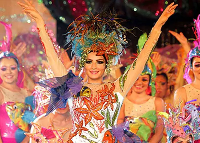 Cozumel's Carnival is one of the most colorful and fun