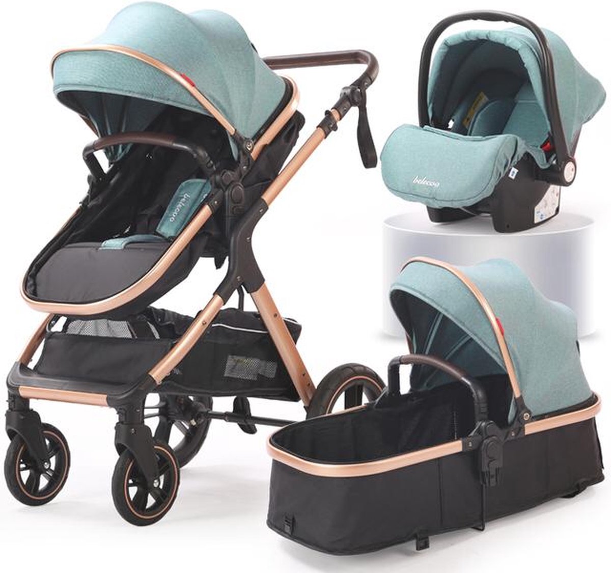 Luxe 3 in 1 kinderwagen
