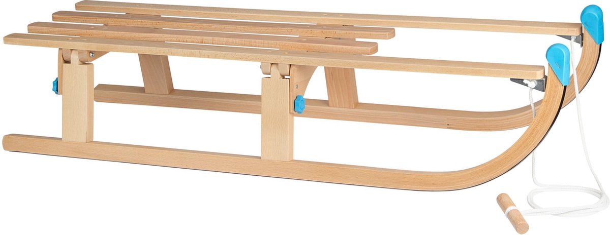 Inklapbare houten slee