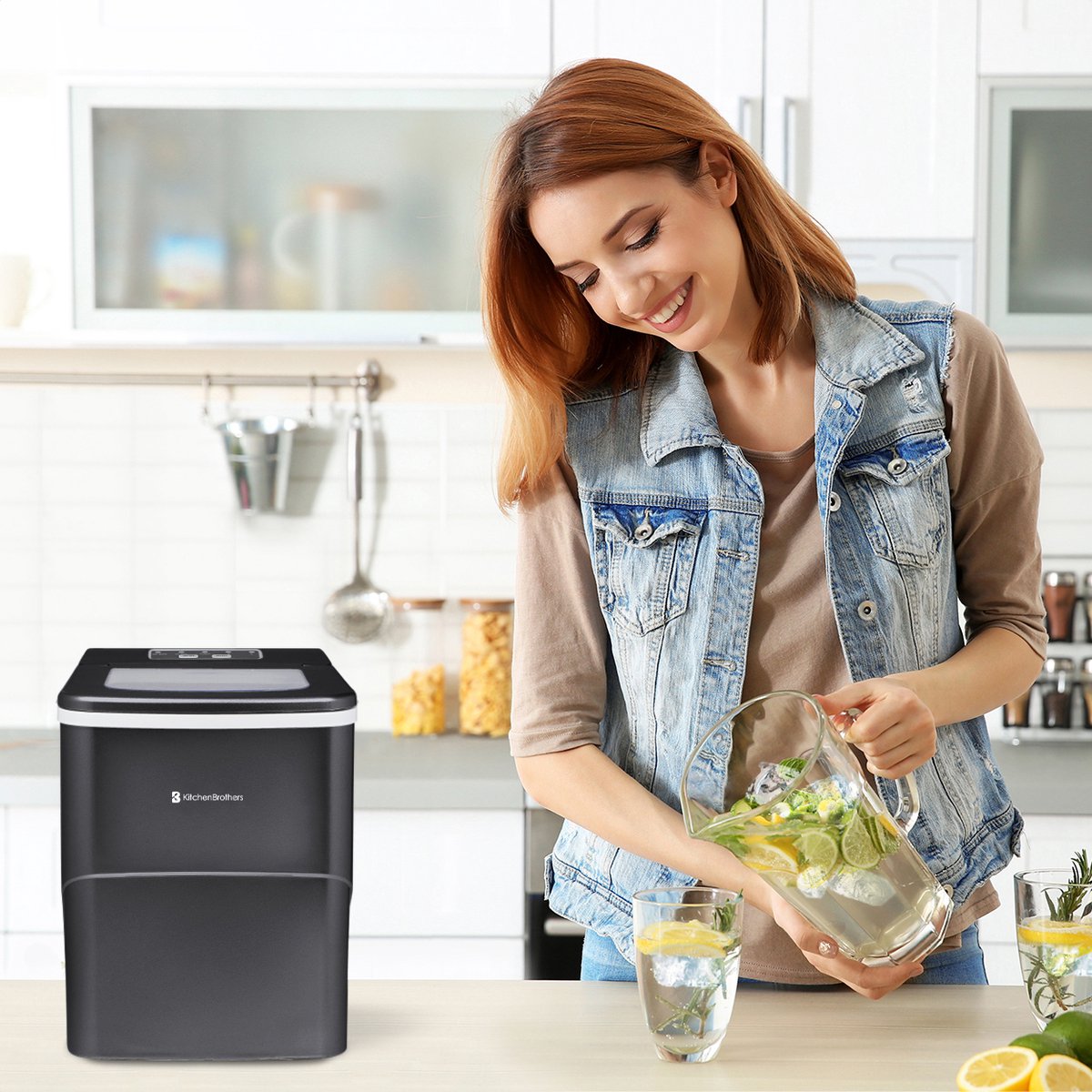 Kitchenbrothers ijsblokjesmachine