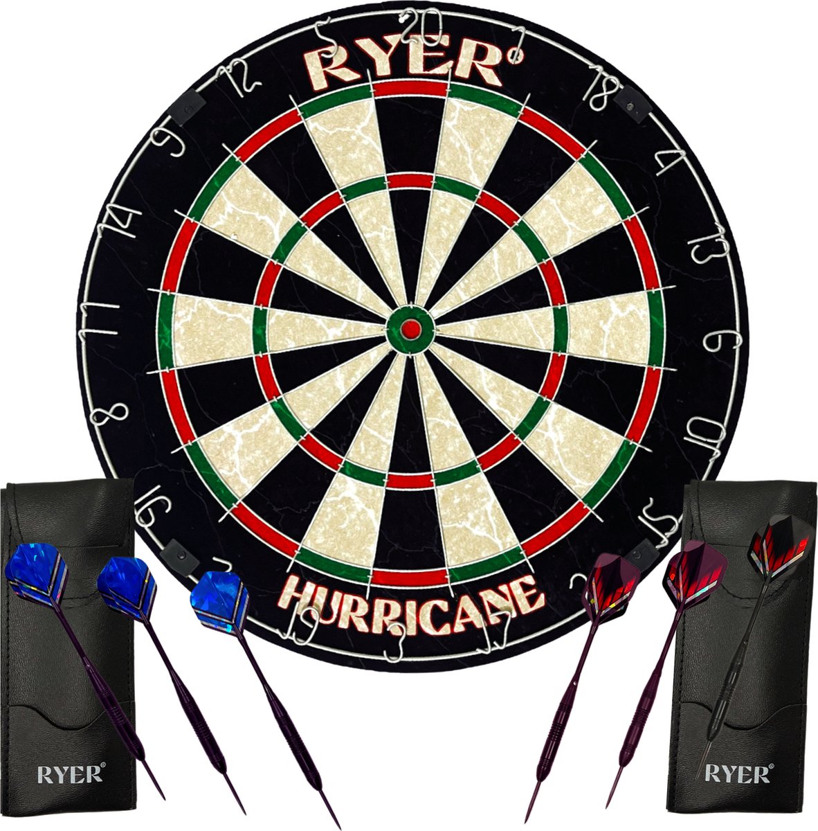 Dartbord met pijltjes