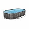 Oval basseng Power Steel sett STOR
