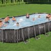 Bestway basseng oval ekstra stor