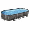 Oval basseng Power Steel sett Ekstra Stor Bestway