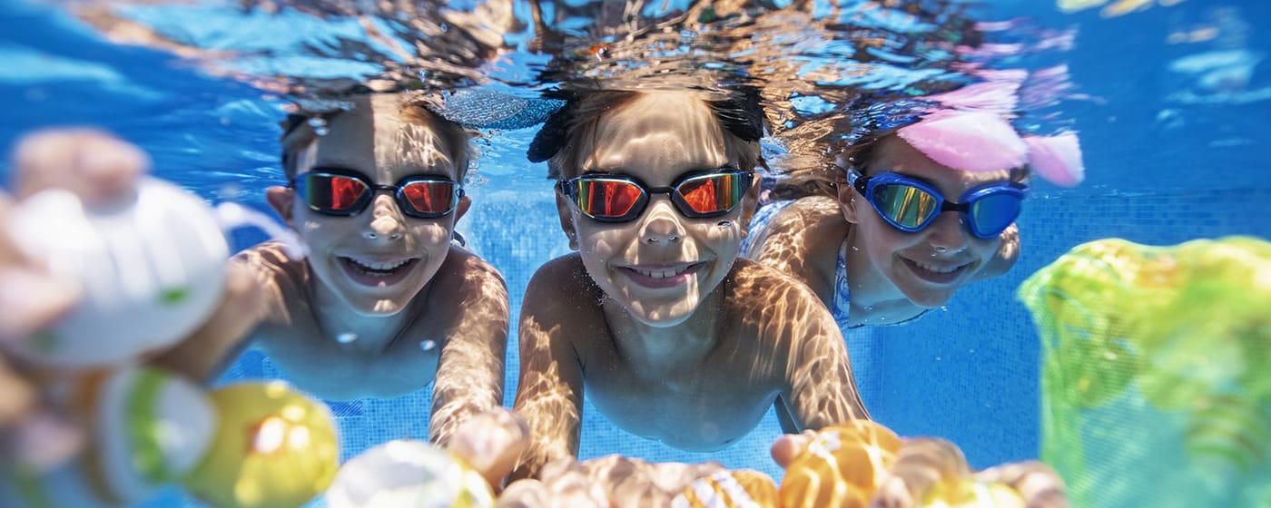 Barn svømming, lek og aktivitet bestway steel pro max