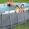 Ovalt Power Steel X2 bassengsett for familien