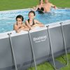 Ovalt Power Steel X4 barnebasseng til familie