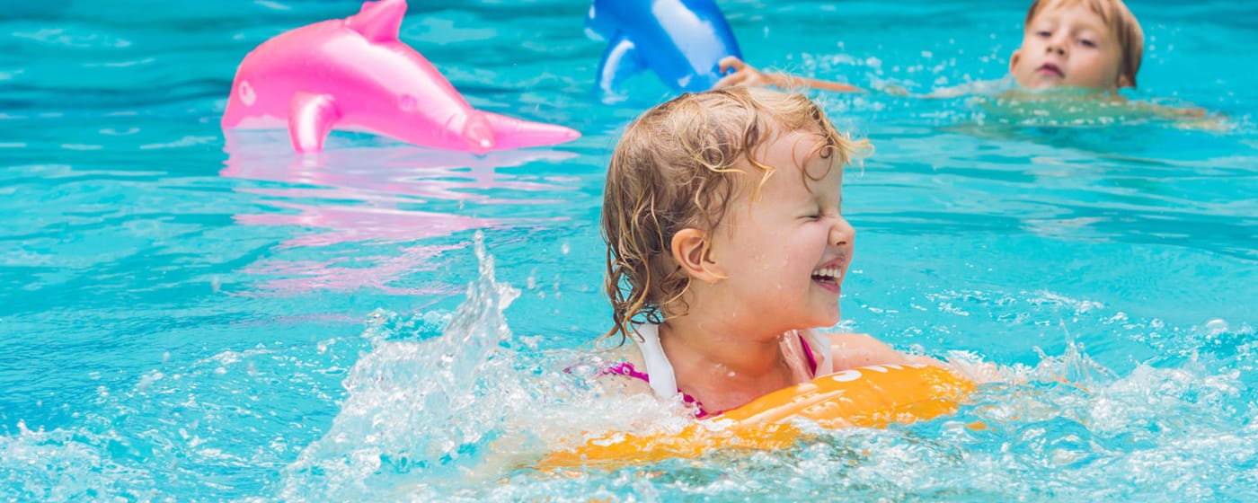 Ovalt Swim Vista R1 barnebasseng