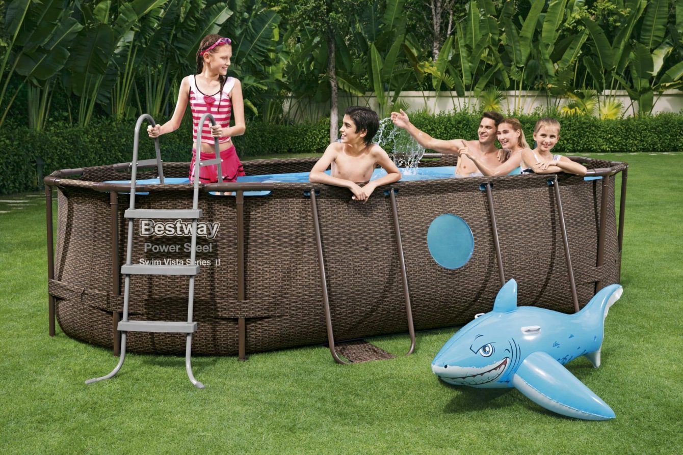 Ovalt Swim Vista R1 barnebasseng