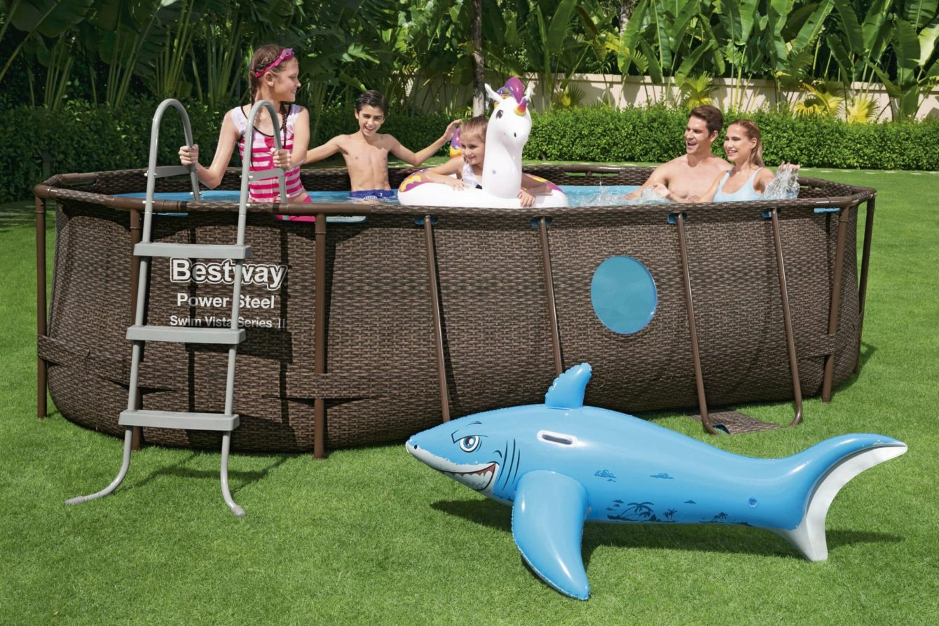 Ovalt Swim Vista R1 frilufts hagebasseng