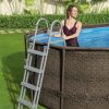 Ovalt Swim Vista R2 rustfri stige