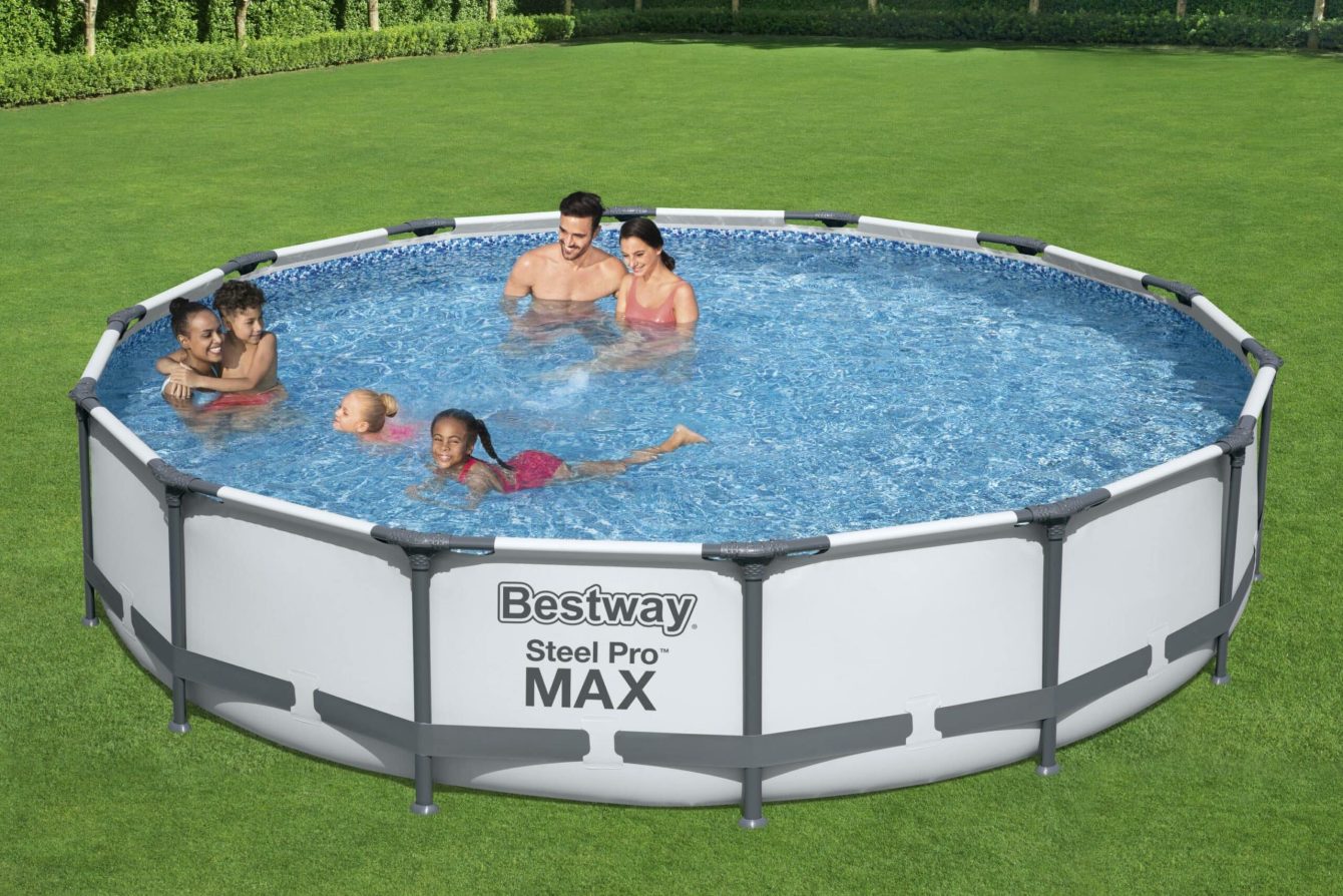 Rundt Steel Pro MAX Z0 basseng perfekt til familie og venner