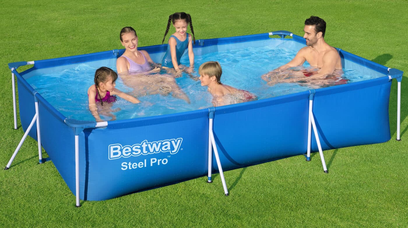 Rektangulært-basseng-Steel-Pro-basseng-sett-familie