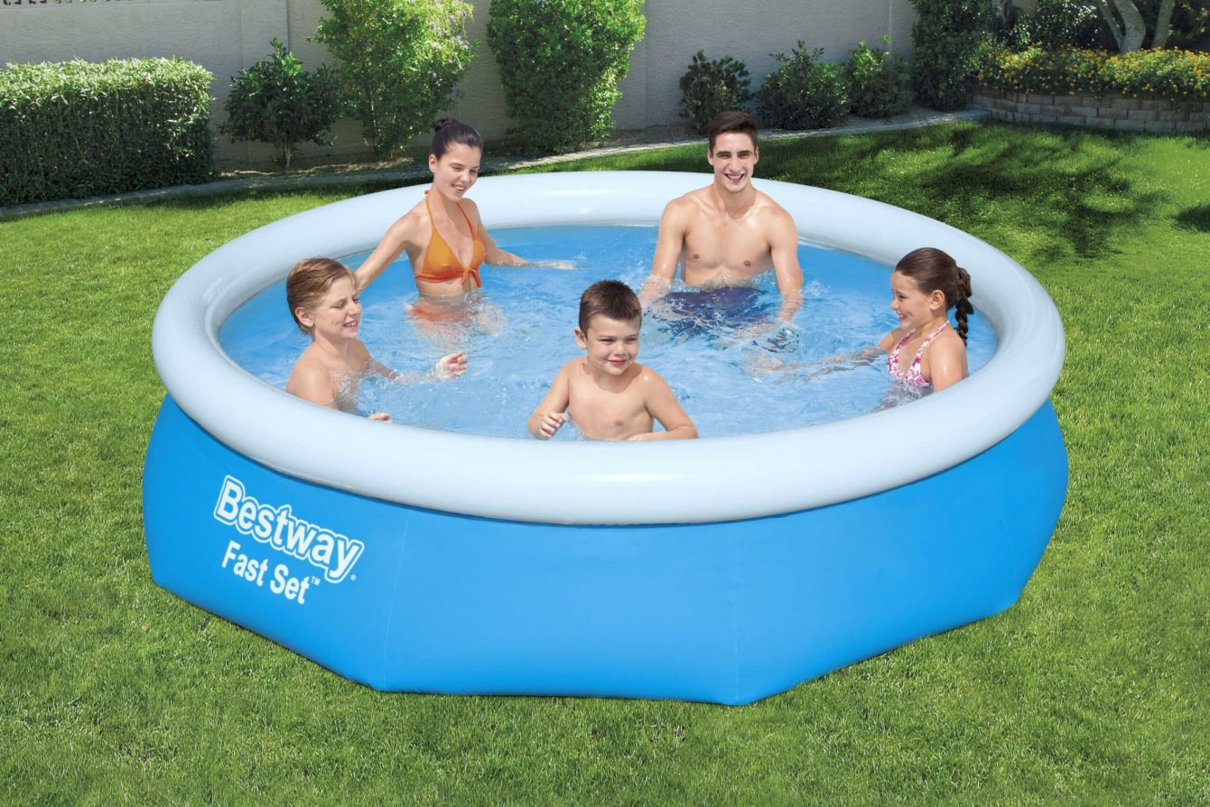 Rundt Bestway Fast U2 bassengsett for liten familie