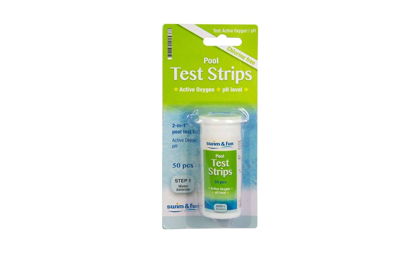 Teststrips til klorfritt badevann (50 stk)