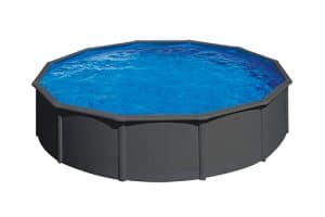Rundt Basic™ antrasittgrått bassengsett