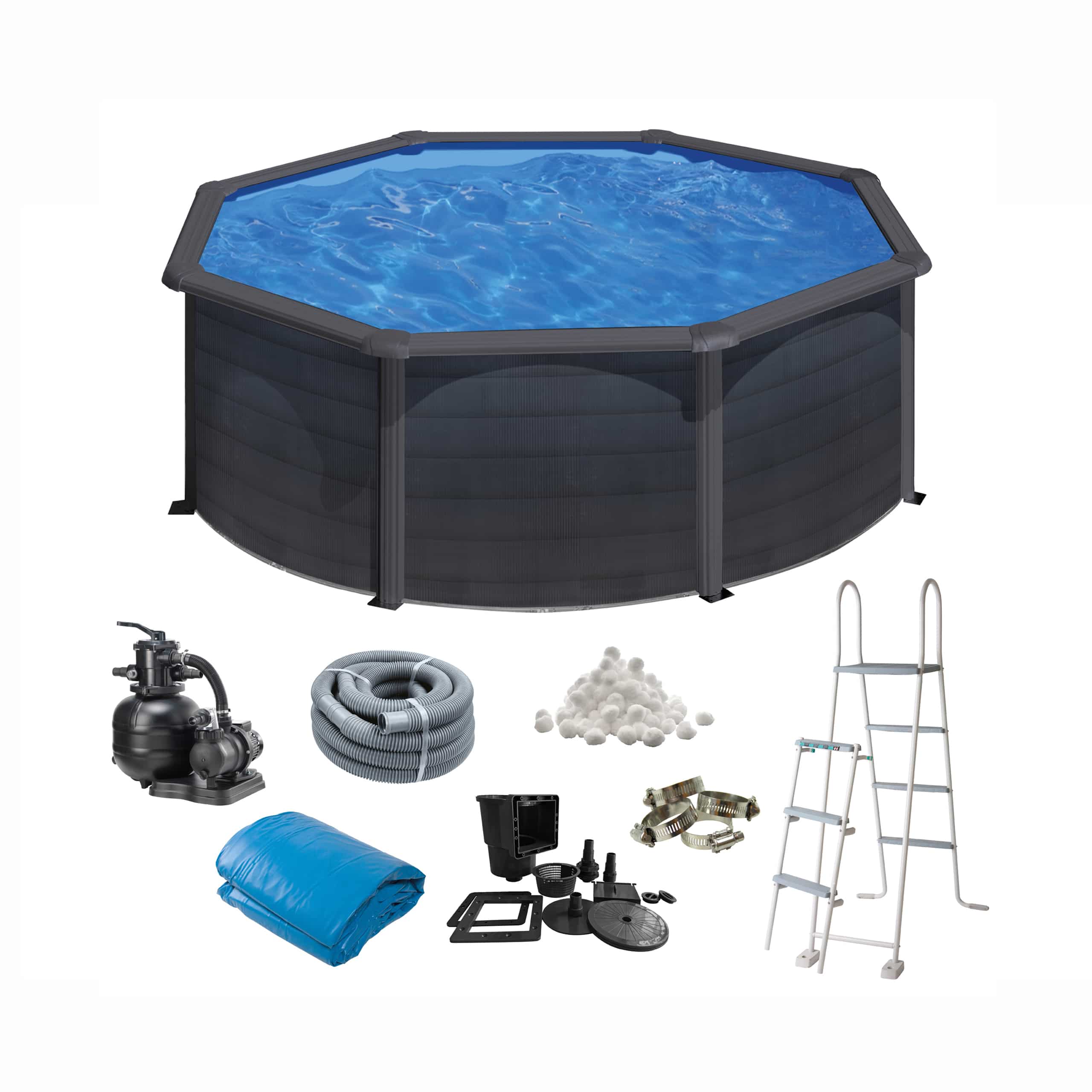 Rundt Basic™ bassengsett