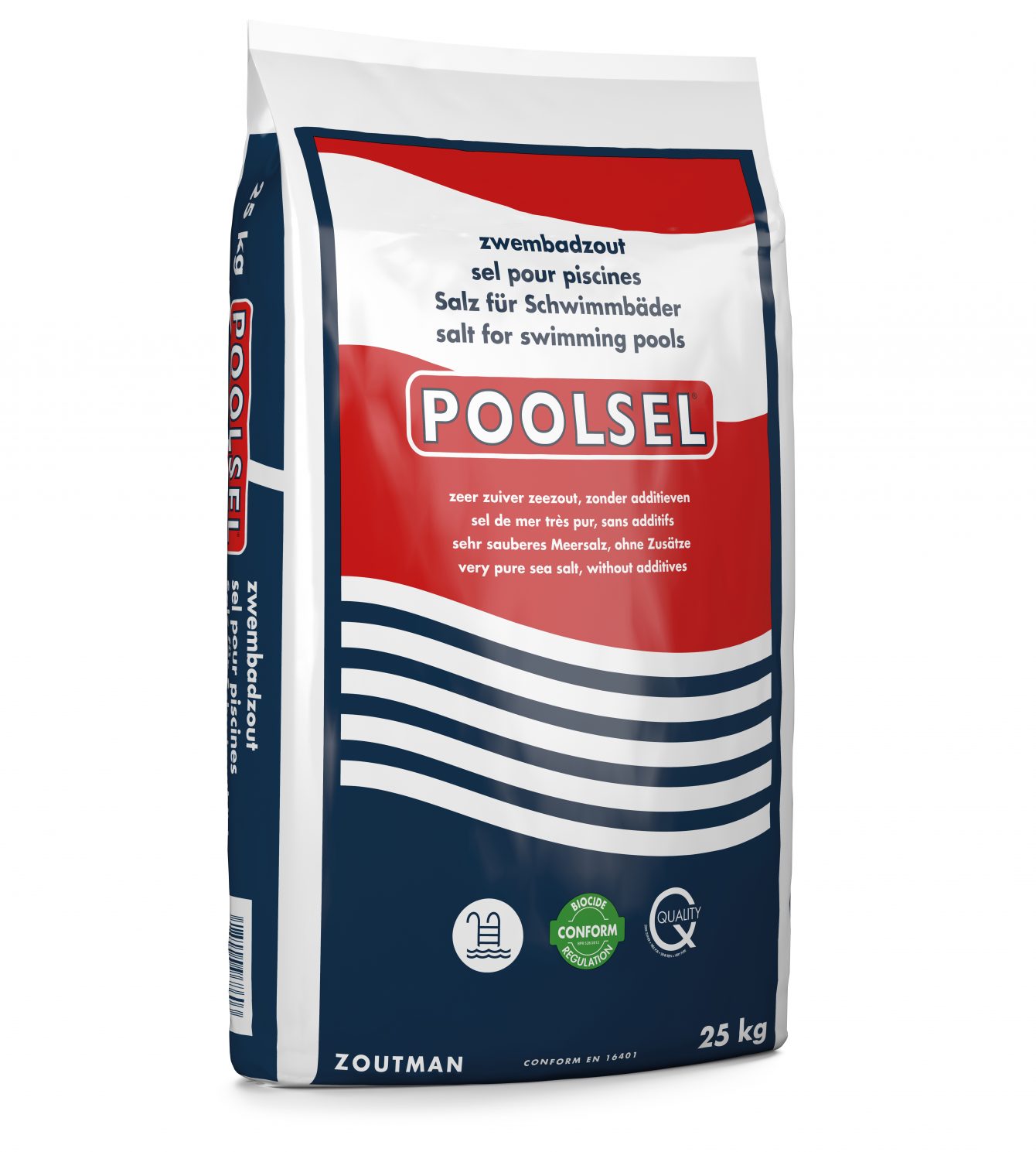 Bassengsalt 25KG fra POOLSEL - BESTSELGER