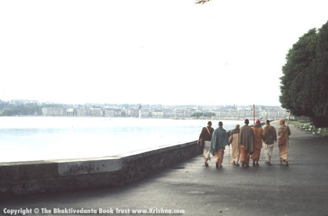 Srila Prabhupada Paris by Viśākhā