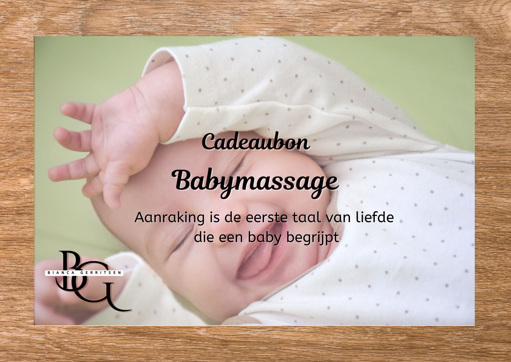 Cadeaubon Babymassage Cadeaubon Babymassage