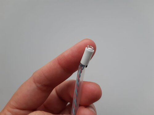 Schedelelektrode close-up