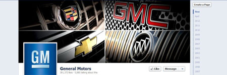 General Motors Facebook