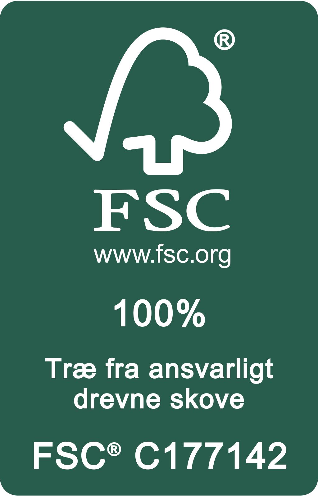 FSC 100% c177142 egetræ grøn