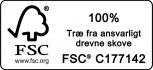 FSC 100% c177142 egetræ hvid flad