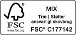 FSC mix c177142 egetræ hvid flad