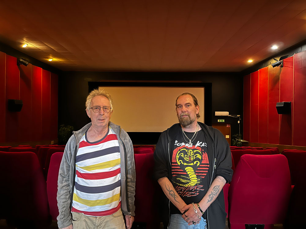 Christer Eriksson och Tony Karlsson på Centrumbiografen i Gullspång