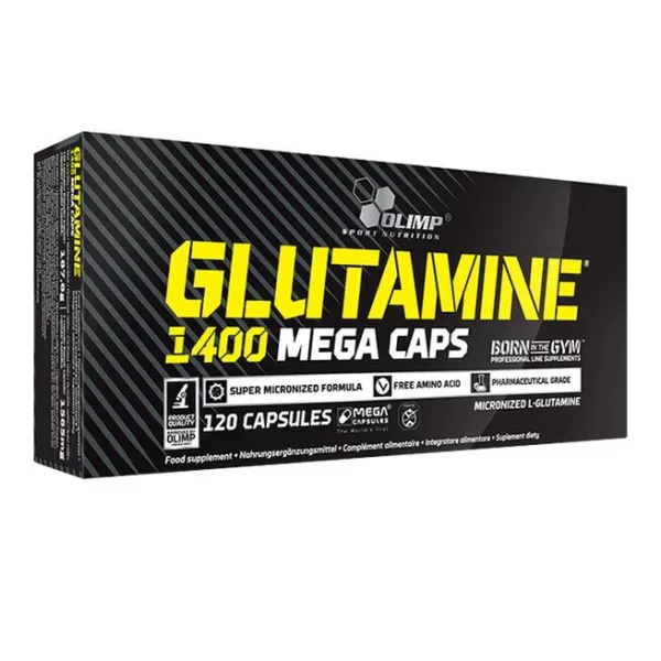 Glutamine Mega Caps 1400 120 kapslar Aminosyror Bionic Gorilla