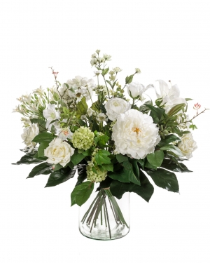 Bouquet de flores artificiales