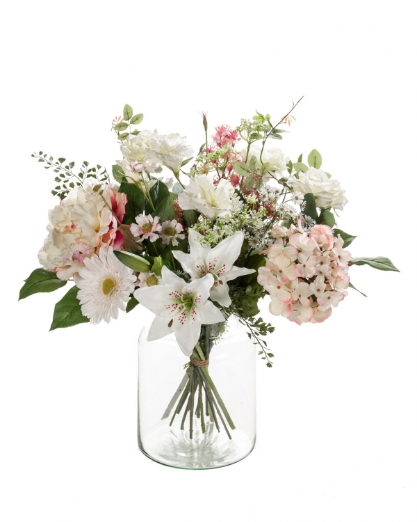 Bouquet de flores artificiales
