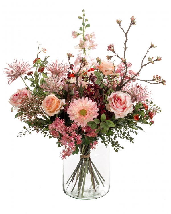 Bouquet de flores artificiales