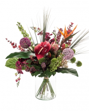 Bouquet de flores artificiales