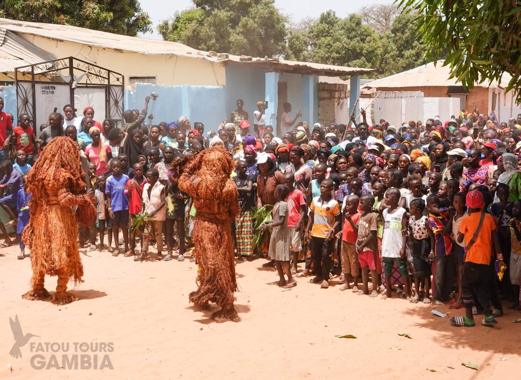 The Masquerades, on trip with  fatou tours