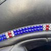 Bling til sadel Icelandic flag