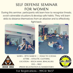 Self Defense Seminar for Women