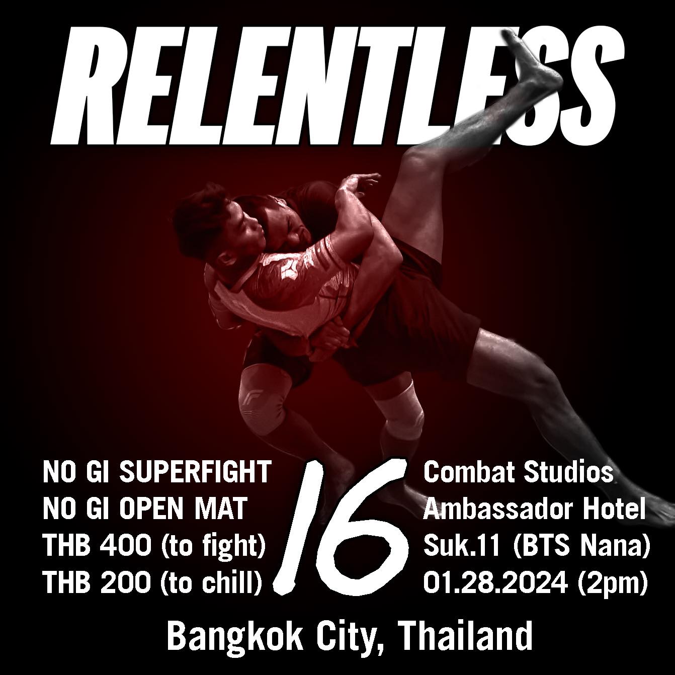 relentless,bjjasia, bangkok