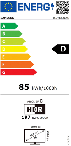 Energi label - Grade D