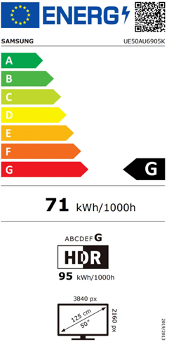 Energi label - Grade G