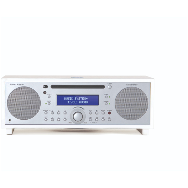 Tivoli Audio Music System+, Hvid - Musikanlæg med DAB+ Radio, CD & Bluetooth